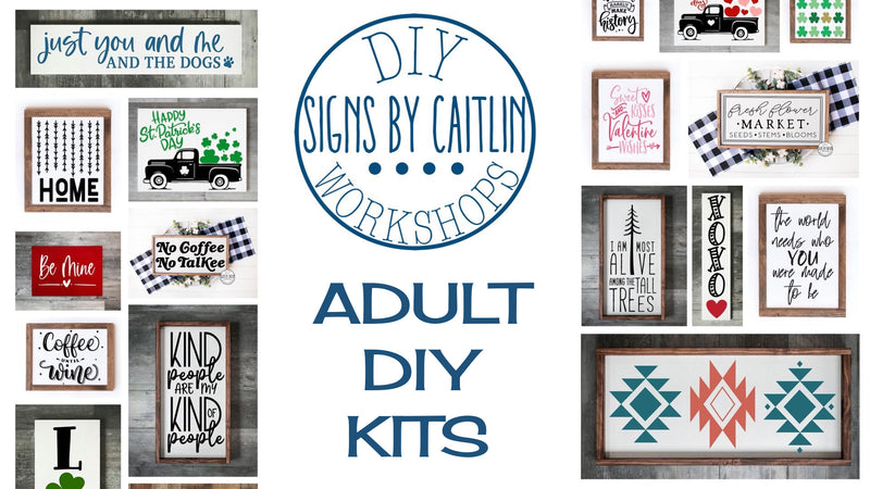 Tray Sets DIY Kits! – Signs by Caitlin