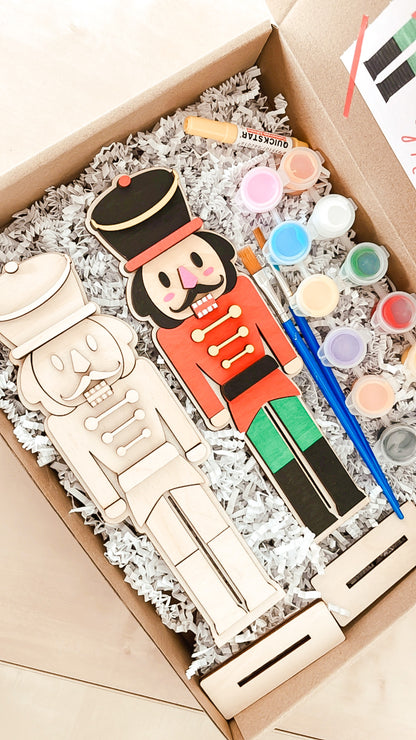 Nutcracker Wooden DIY Paint Kit