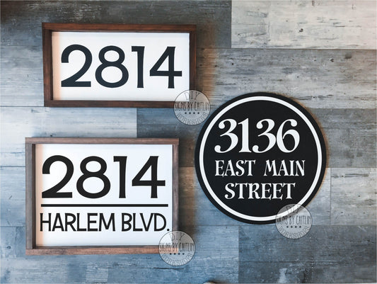 Custom Address Sign KITS