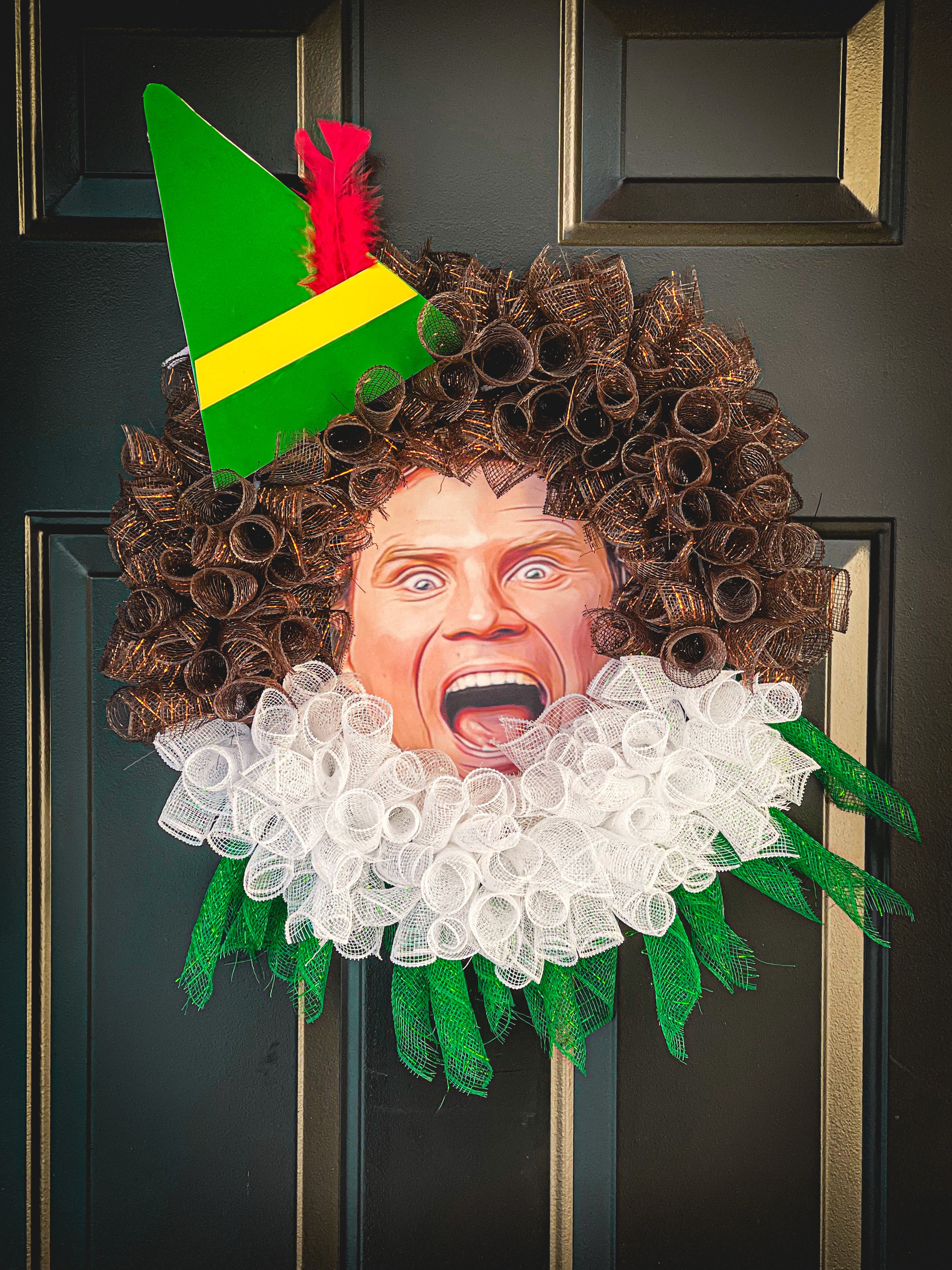 Buddy the Elf Wreath,Christmas Wreath,Elf Home Décor,Christmas cheapest Home Décor