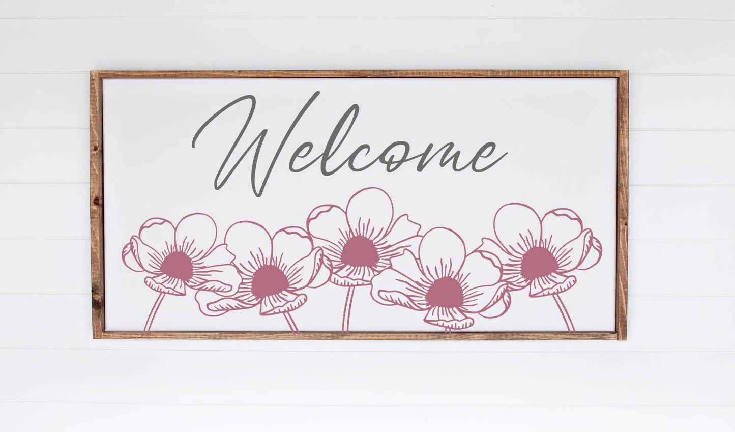 Welcome Poppy (12x24)